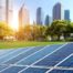 panneaux solaires en ville collectivité énergie verte