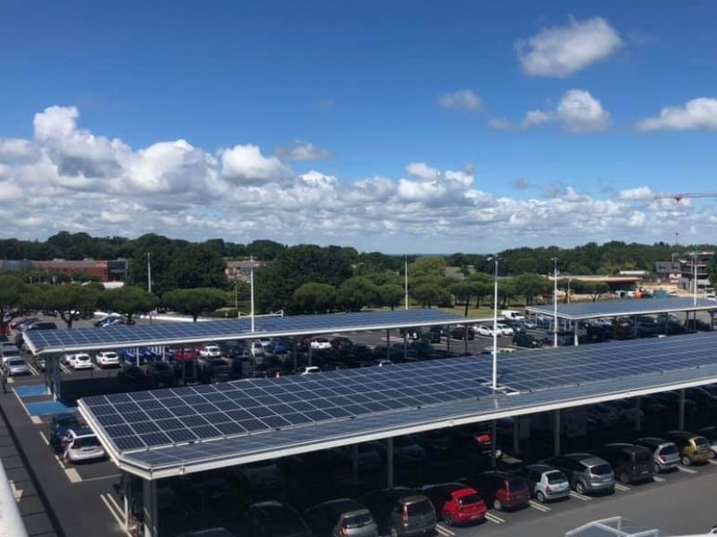 parking solaire panneaux photovoltaïques